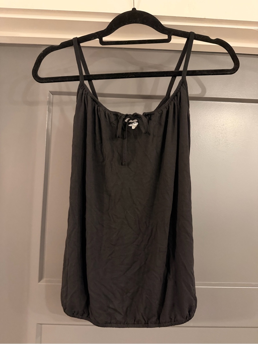 Old Navy Black Blouson Drawstring Cami Tank Top Size XS